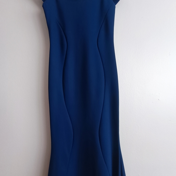 Chiara Boni La Petite Robe Mermaid Dress Navy Blue Size 48 (12) Prom Wedding - Picture 10 of 16